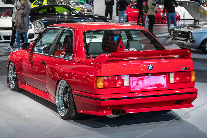 BMW M3 (E30), ausgestellt in der Sondershow 'TuningXperience' auf der Essen Motor Show 2021.