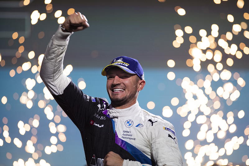 London (GBR), 23.-25.06.21. ABB FIA Formula E London E-Prix, Sieger Jake Dennis (GBR) #27 BMW iFE.21.