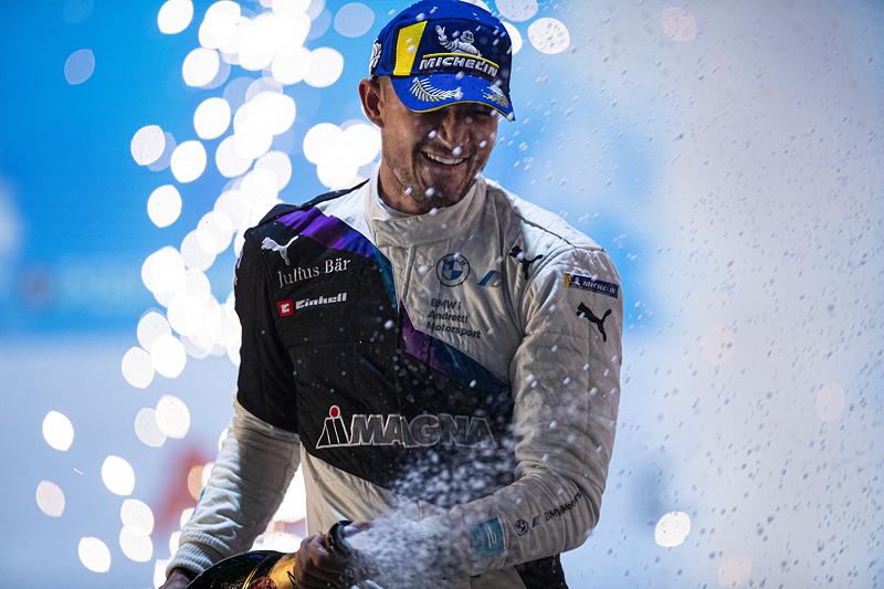 London (GBR), 23.-25.06.21. ABB FIA Formula E London E-Prix, Sieger Jake Dennis (GBR) #27 BMW iFE.21.