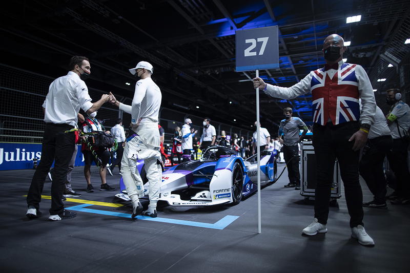London (GBR), 23.-25.06.21. ABB FIA Formula E London E-Prix, Jake Dennis (GBR) #27 BMW iFE.21.