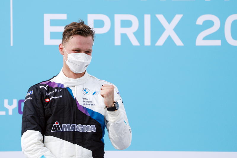 New York (USA), 08.-11.07.2021. ABB FIA Formula E World Championship, New York E-Prix, Gewinner Maximilian Gnther (GER) #28 BMW iFE.21