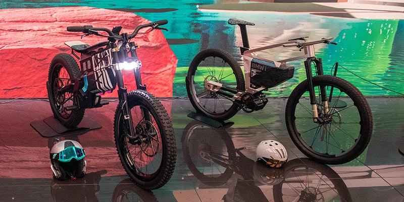BMW Motorrad Vision AMBY und BMW i Vision AMBY, BMW Messestad, IAA Mobility 2021