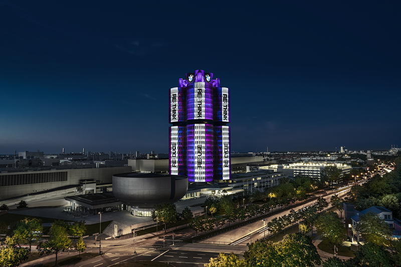 Illuminierung Vierzylinder