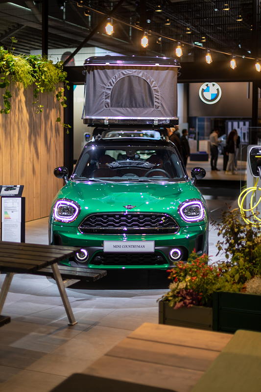 MINI Cooper S E Countryman ALL4 mit Dachzelt