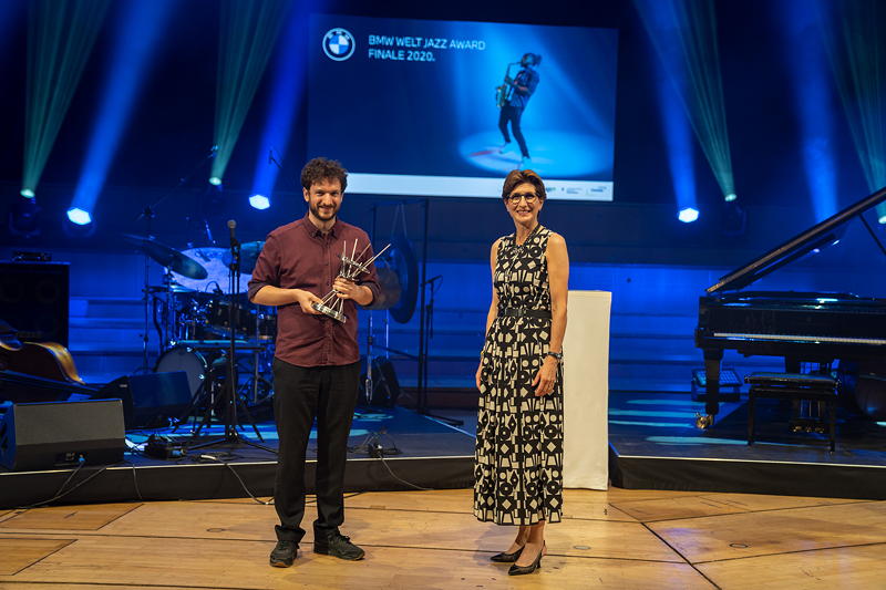 BMW Welt Jazz Award 2020: Peter Gall mit Ilka Horstmeier, 23. Juli 2021, Philharmonie im Gasteig, Mnchen.