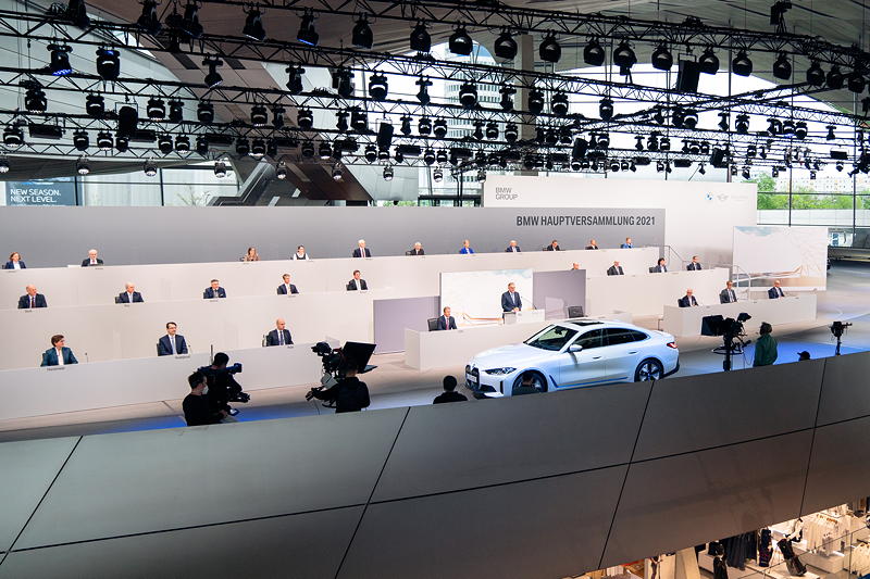 101. ordentliche Hauptversammlung der BMW AG am 12. Mai 2021 in der BMW Welt Mnchen.