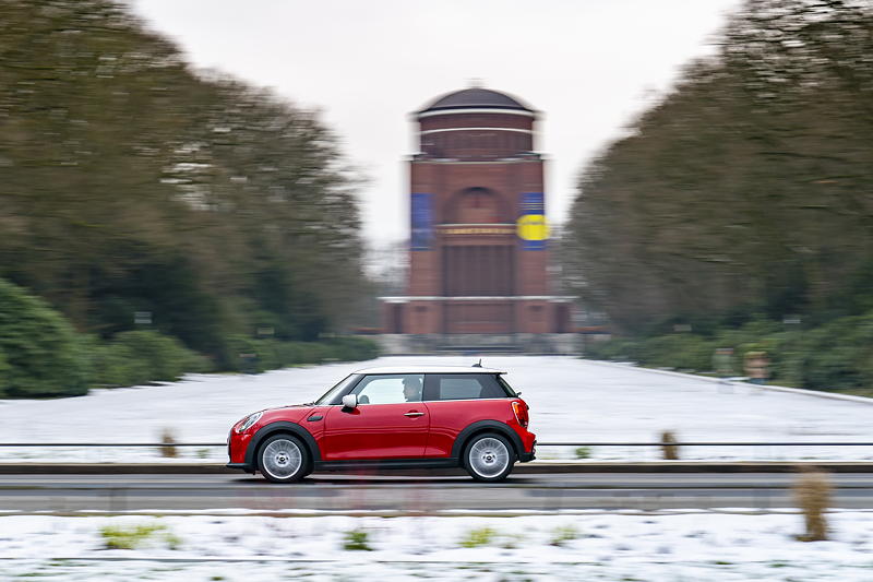 Der MINI Cooper 3-Trer.