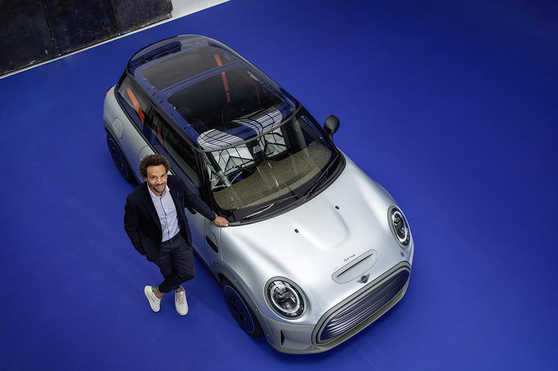 MINI STRIP und Oliver Heilmer, MINI Chefdesigner
