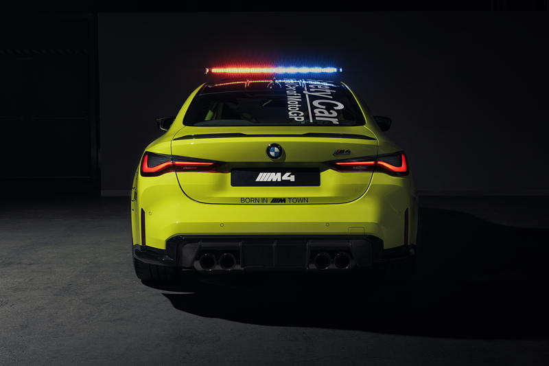 BMW M, Official Car of MotoGP. MotoGP-Saison 2021, Safety-Car-Flotte, BMW M4 Competition Coup Safety Car.
