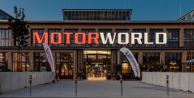 MotorWorld Mnchen, Haupteingang