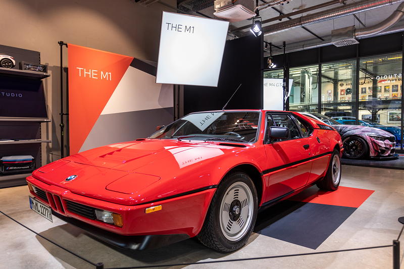 MotorWorld Mnchen. THE STUDIO by BMW. BMW M1.