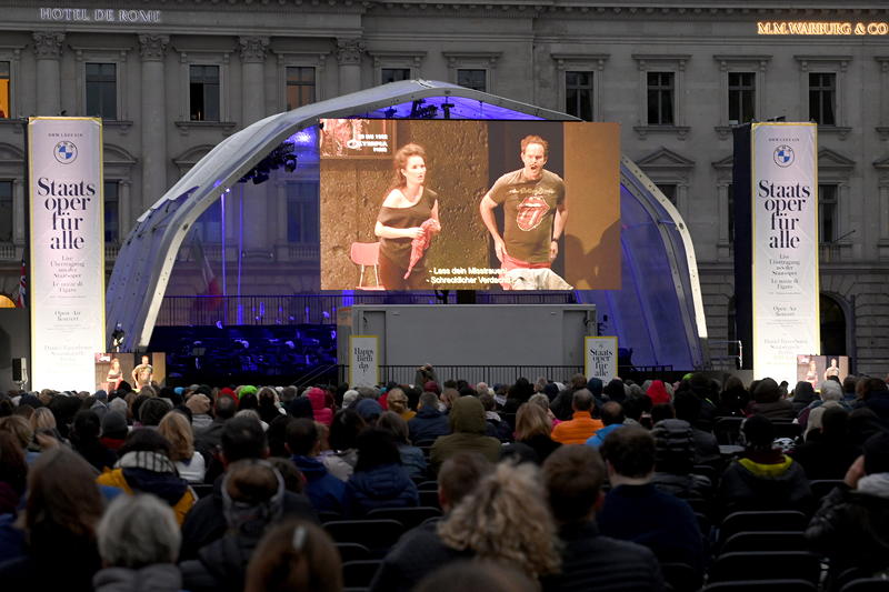 Staatsoper fuer alle 2021 am 18. und 19. September 2021 auf dem Bebelplatz in Berlin. Foto: Michael Tinnefeld.
