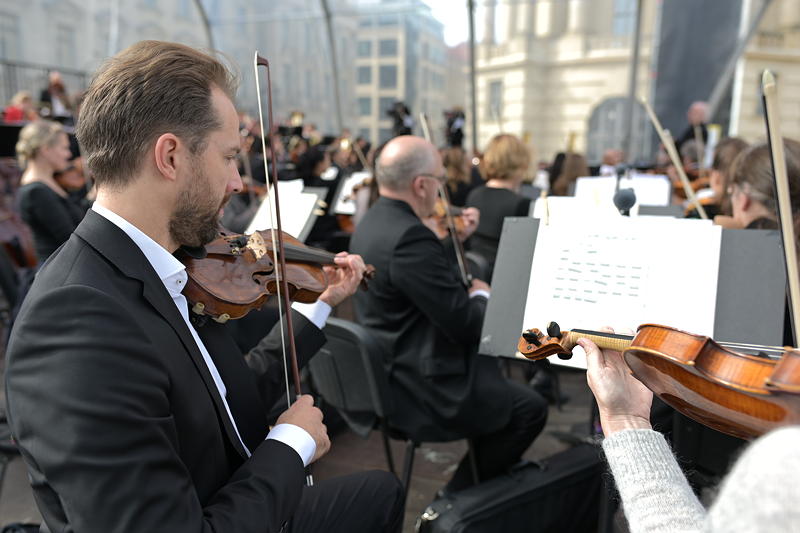 Staatsoper fuer alle 2021 am 18. und 19. September 2021 auf dem Bebelplatz in Berlin. Foto: Peter Adamik