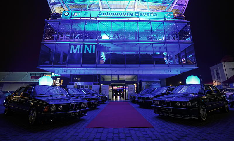 7 Generationen 7er-BMW in Bukarest