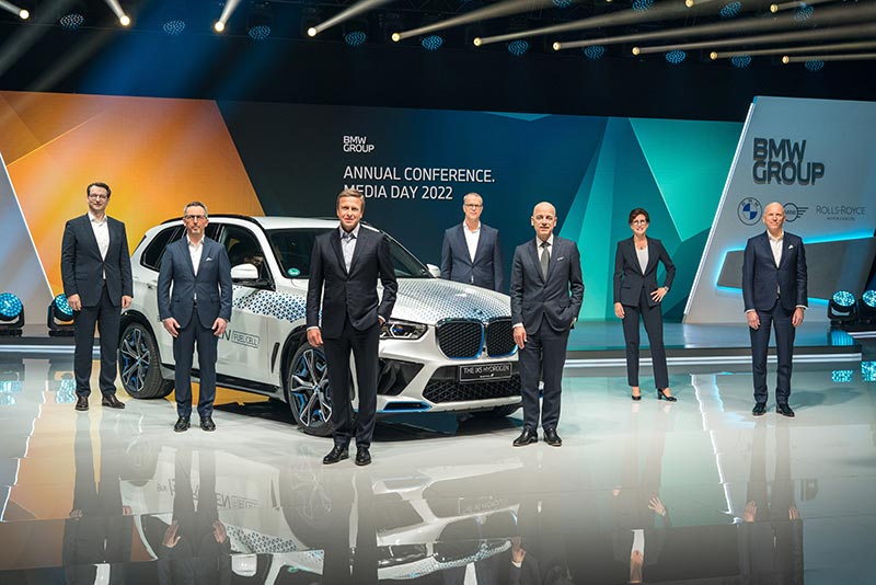  BMW Group Jahreskonferenz am 16. März 2022 in der BMW Welt in München.