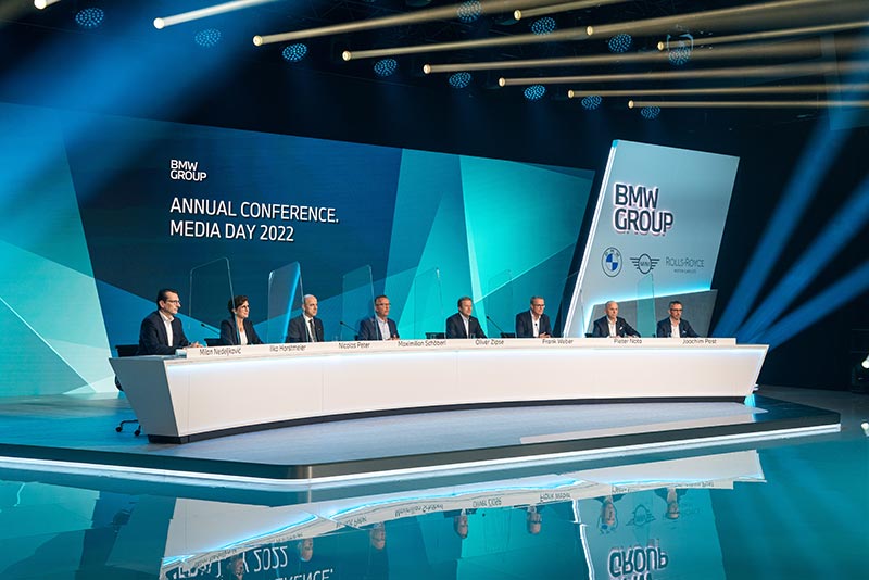  BMW Group Jahreskonferenz am 16. März 2022 in der BMW Welt in München.