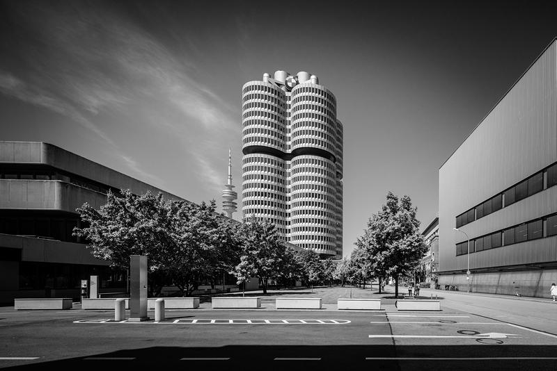 BMW Hochhaus von Karl Schwanzer. Foto: Myrzik und Jarisch.