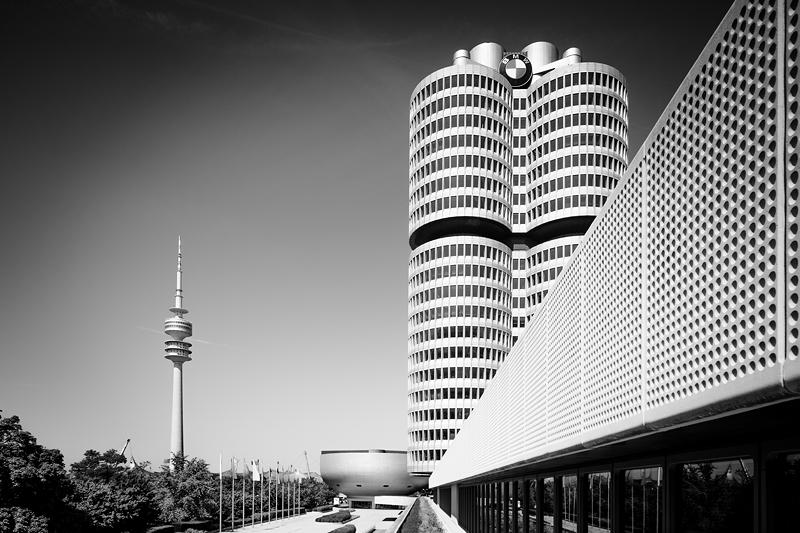 BMW Hochhaus von Karl Schwanzer. Foto: Myrzik und Jarisch.