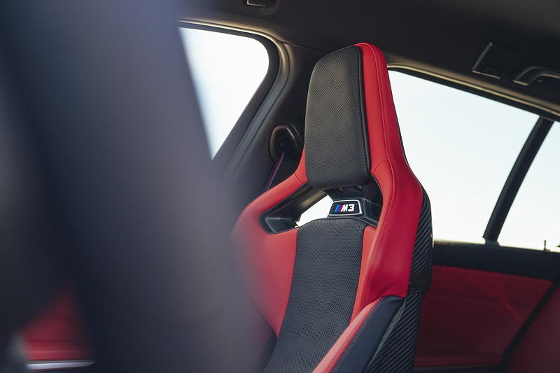 Der erste BMW M3 Touring, Interieur, BMW M Schalensitze