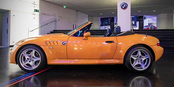 BMW Museum: Sonderausstellung 50 Jahre BMW M, BMW Z3 Roadster V12, interne Studie von 1996