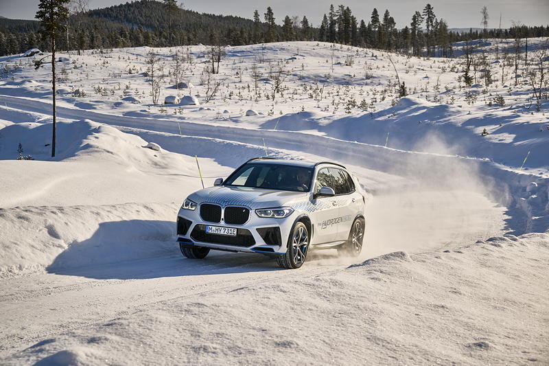 BMW iX5 Hydrogen Wintererprobung