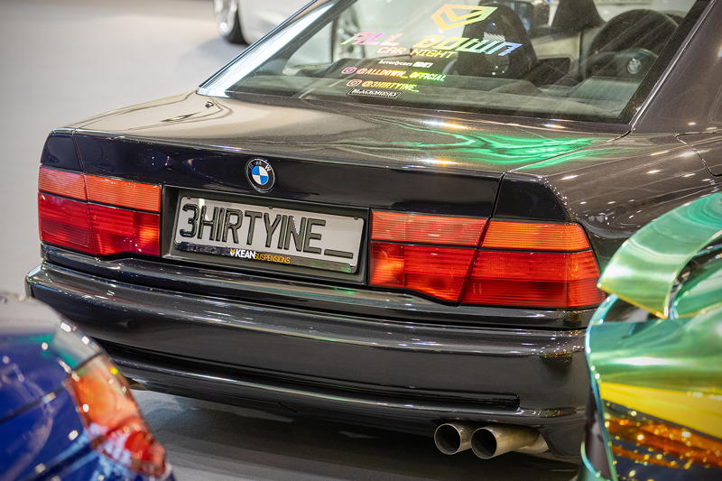 BMW 840Ci in der tuningXperience, Essen Motor Show 2022, rote Rckleuchten, CSI Stofnger