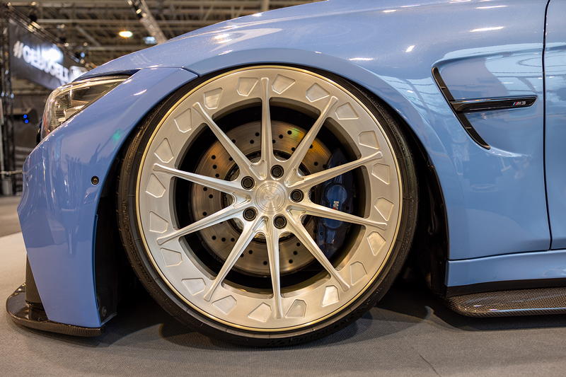 BMW M3 Competition in der tuningXperience, Essen Motor Show 2022, 2teilige 20 Zoll 'Yido-Performance' Felgen, 9,5J x 20 Zoll ET16 mit 255/30/20