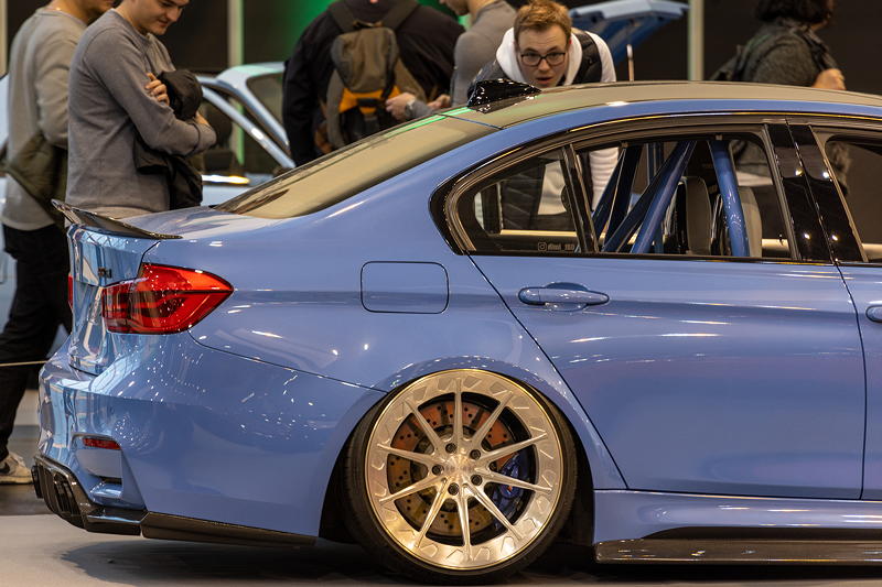 BMW M3 Competition in der tuningXperience, Essen Motor Show 2022, 2teilige 20 Zoll 'Yido-Performance' Felgen, 11J x 20 Zoll  ET30 mit 285/30/20