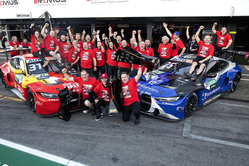 DTM Finale 2022, Hockenheimring, Sheldon van der Linde, Team Schubert Motorsport, BMW M4 GT3, Titelgewinn.