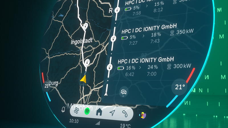 MINI Navigation im MINI Operating System 9.
