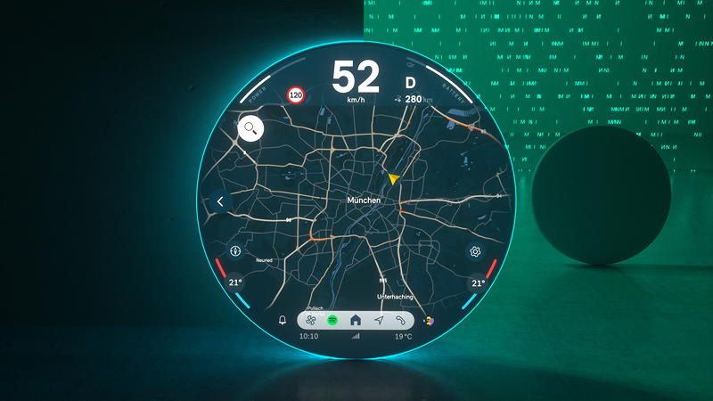 MINI Navigation im MINI Operating System 9.