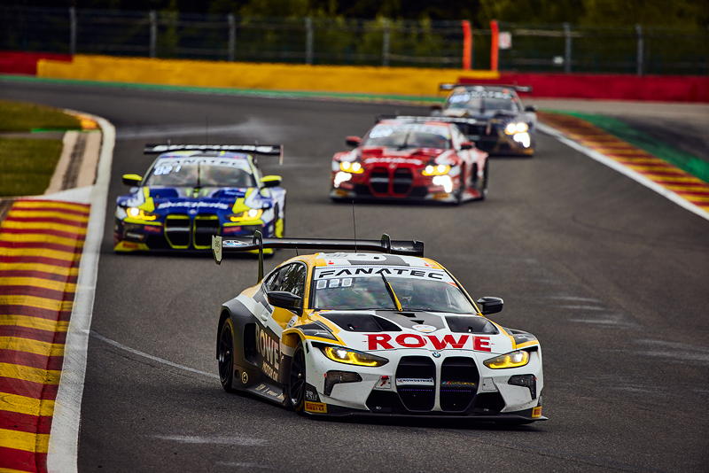 24h Spa-Francorchamps 2023. ROWE Racing, #98 BMW M4 GT3, Philipp Eng (AUT), Marco Wittmann (GER), Nick Yelloly (GBR).