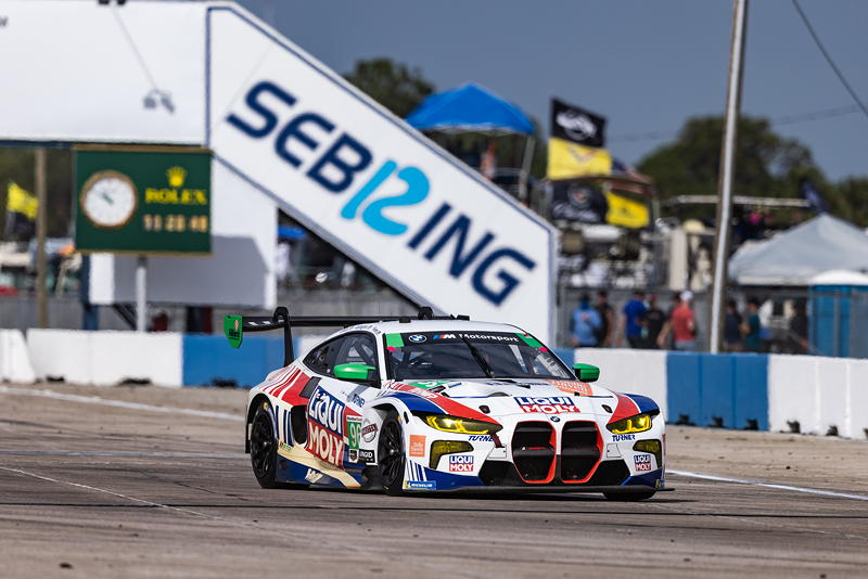 Sebring (USA), 15.-18.03.2023, IMSA WeatherTech SportsCar Championship, 12h von Sebring. #96 BMW M4 GT3, Robby Foley, Patrick Gallagher, Michael Dinan (alle USA), GTD class.