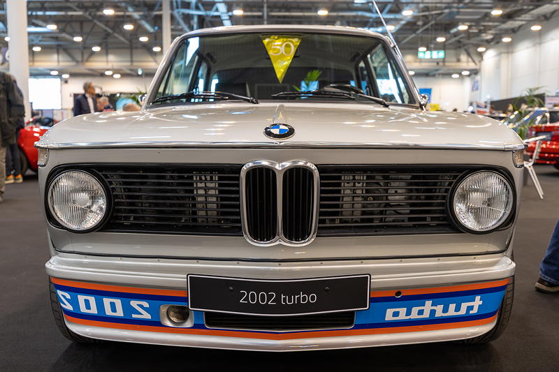 Techno Classica 2023: BMW 2002 turbo (E20), mit 4-Zylinder-Motor, 170 PS, vmax: 211 km/h