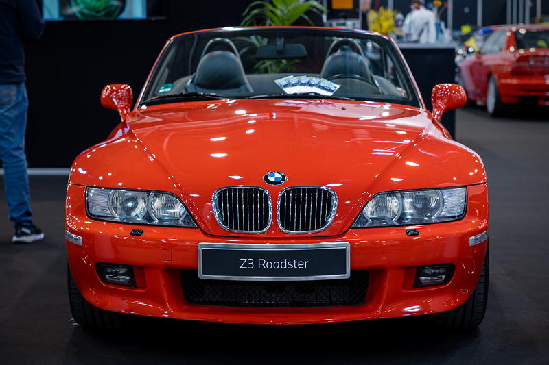 Techno Classica 2023: BMW Z3, ausgestellt vom BMW Z3 roadster Club