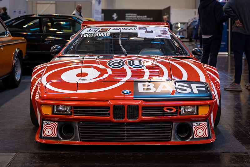 
BMW M1 Procar BASF, ausgestellt von der Feierabend GmbH auf der Techno Classica 2023