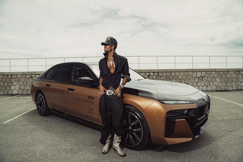 Der BMW i7 M70 in Cannes