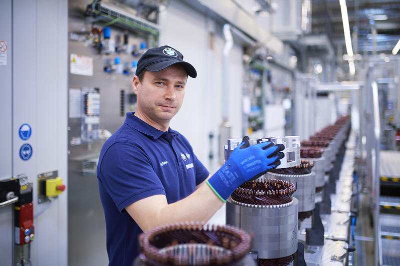 Fertigung von Elektromotoren im BMW Group Werk Dingolfing 02.20