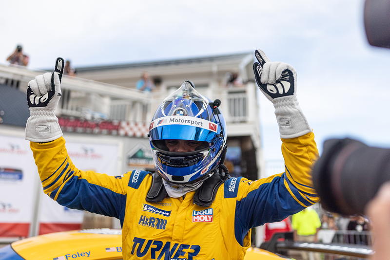 Watkins Glen (USA), 23.-24.06.2023. IMSA Michelin Pilot Challenge, BMW M4 GT4, Turner Motorsport, Robby Foley.