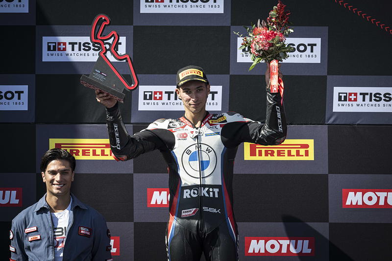 27.-29.09.2024. Aragon (SPA). FIM Superbike World Championship. ROKiT BMW Motorrad WorldSBK Team, BMW M 1000 RR, Toprak Razgatlioglu #54 (TUR).