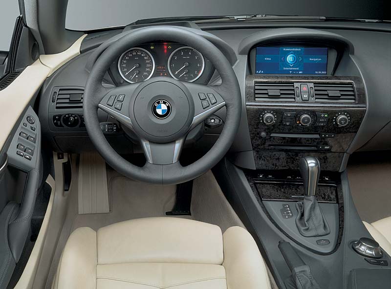 BMW 645Ci Cabriolet Cockpit