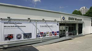 Neue Heimat: Bis Mitte 2007 ist das BMW Museum im Münchner Olympiapark zu finden