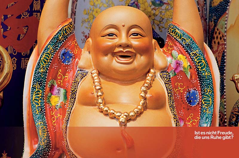 BMW 1er Kampagne Prinzip Freude (Deutschland): Printmotiv Buddha