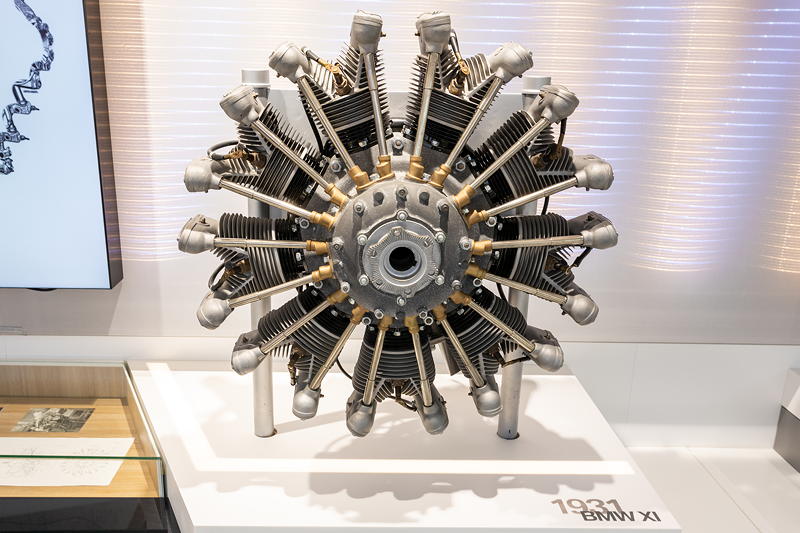 BMW Museum: BMW Flugmotor XI aus 1931