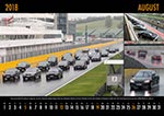 7-forum.com Wandkalender 2018, Motiv August: 7-forum.com Sternfahrt 2017: Ausflug zum 'Hungaroring', der Formel 1 Rennstrecke in Budapest (Ungarn). 