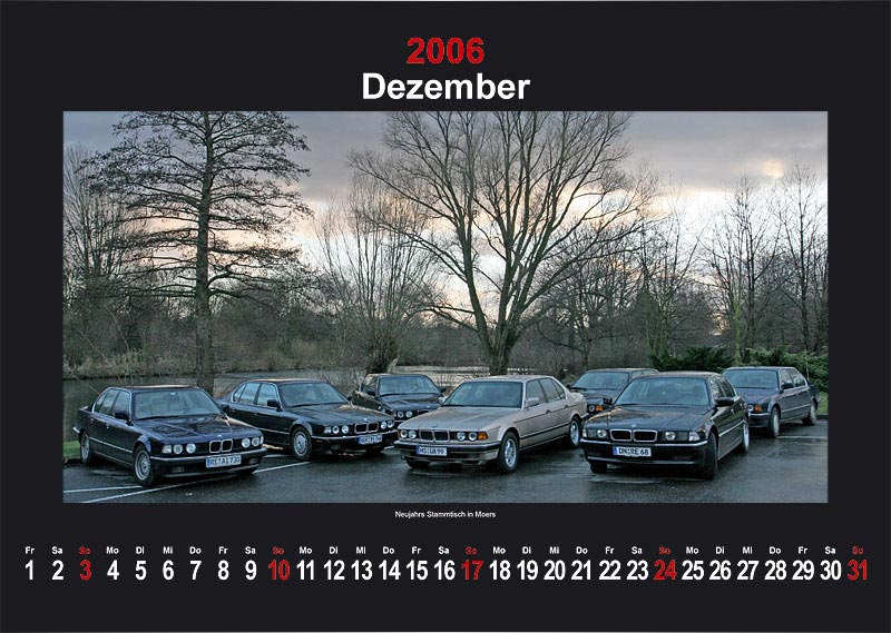 7-forum.com Wandkalender 2006 - Motiv Dezember