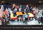 7-forum.com Wandkalender 2017, Motiv Juli: BMW L7 (E38), designed by Karl Lagerfeld. Im Rahmen des 7-forum.com Jahrestreffens 2016 besichtigten die Teilnehmer das BMW M Studio in Garching, wo der Lagerfeld L7 ausgestellt war.