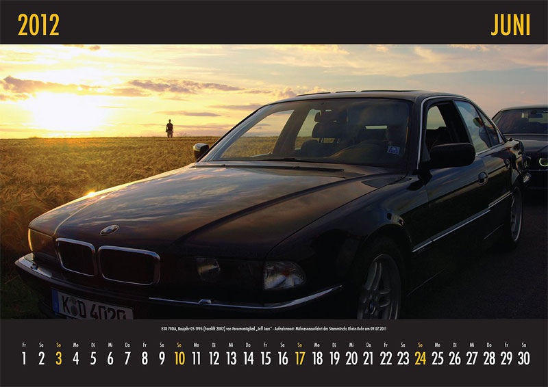 Juni-Motiv: E38-740i, Baujahr 05.1995, von Forumsmitglied 'Jeff Jaas' - M�hnesee-Ausfahrt des Stammtisches Rhein-Ruhr am 09.07.2011