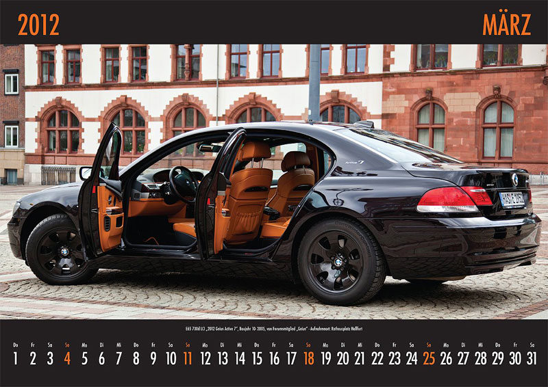 M�rz-Motiv: E65-730d LCI '2012 Geius Active 7', Baujahr 10.2005, von Forumsmitglied 'Geius' - Aufnahmeort: Rathausplatz Dortmund