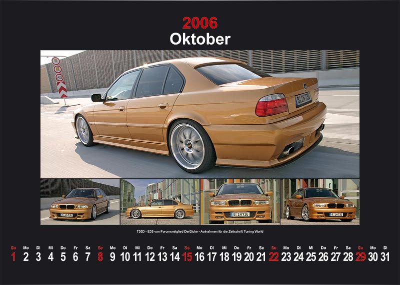 7-forum.com Wandkalender 2006 - Motiv Oktober